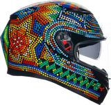 AGV K3 Rossi Winter Test 2018 Motorcycle Helmet, Large – Part 2118381004001L