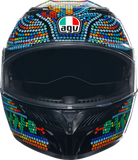 AGV K3 Rossi Winter Test 2018 Motorcycle Helmet, Large – Part 2118381004001L