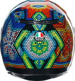 AGV K3 Rossi Winter Test 2018 Motorcycle Helmet, Large – Part 2118381004001L