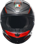 AGV K6 S Helmet - Slashcut - Black/Gray/Red - 2XL 21183950020142X