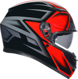 AGV K3 Helmet - Compound - Black/Red - Small 2118381004009S