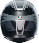 AGV K3 Helmet - Compound - Matte Black/Gray - 2XL 21183810040082X
