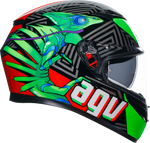 AGV K3 Helmet - Kamaleon - Black/Red/Green - 2XL 21183810040132X
