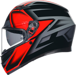 AGV K3 Helmet - Compound - Black/Red - Small 2118381004009S
