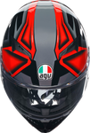 AGV K3 Helmet - Compound - Black/Red - Small 2118381004009S