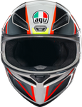 AGV K1 S Helmet - Blipper - Gray/Red - Small 2118394003030S