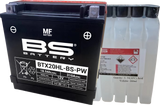 BS BATTERY BTX20HL-BS-PW (YTX) Maintenance-Free Motorcycle Battery
