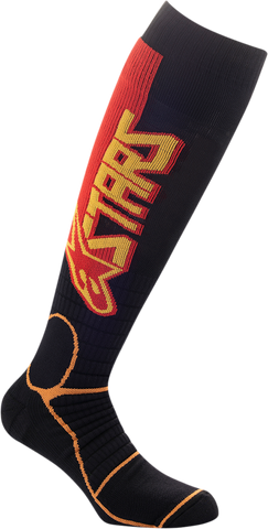 ALPINESTARS MX Pro Socks - Black/Yellow/Orange - Medium 4701520-1540-M