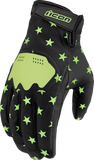 ICON 3XL Hooligan Old Glory Gloves - Glow, 3301-4697