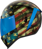 ICON Airform Old Glory Motorcycle Helmet, XS, Part 0101-14782