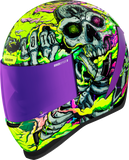 ICON Airform Hippy Dippy Motorcycle Helmet, Purple, Large, Part Number 0101-16027