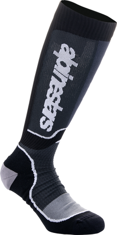 ALPINESTARS Youth MX Plus Socks - Black/White - Medium/Large 4742324-12-ML