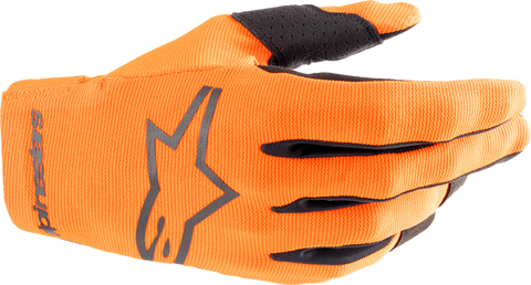 ALPINESTARS Youth Radar Gloves - Hot Orange/Black - Medium 3541824-411-M