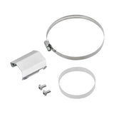 ZETA 6.99 in Silencer Heat Guard Extender Silver ZE52-2919