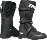 THOR Blitz XR Motorcycle Boots Black/White, US 12, Part Number 3410-3078