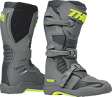 THOR Blitz XR Motorcycle Boots Gray/Charcoal, US 15, Part Number 3410-3099