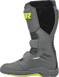 THOR Blitz XR Motorcycle Boots Gray/Charcoal, US 15, Part Number 3410-3099
