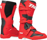 THOR Blitz XR Motorcycle Boots Red/Charcoal, US 8, Part Number 3410-3110