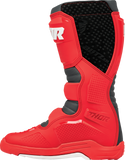 THOR Blitz XR Motorcycle Boots Red/Charcoal, US 8, Part Number 3410-3110
