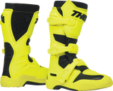 THOR Youth Blitz XR Motorcycle Boots, Acid/Black, US 5, Part Number 3411-0763
