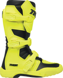 THOR Youth Blitz XR Boots Acid/Black, US 7, Part Number 3411-0765