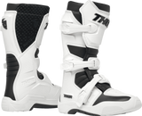 THOR Youth Blitz XR Boots White/Black, US 4, Part Number 3411-0748