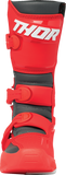 THOR Youth Blitz XR Motorcycle Boots, Red/Charcoal, US 5, Part Number 3411-0756