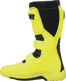 THOR Youth Blitz XR Motorcycle Boots Acid/Black, US 2, Part Number 3411-0760
