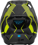 Fly Racing Youth Formula Carbon Tracer Helmet Hi Vis/Black Yellow - Part 73-4442YL