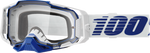 100% Armega Goggle - Blue - Clear Lens 50004-00031