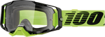 100% Armega Goggle - Neon Yellow - Clear Lens 50004-00032