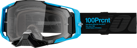 100% Armega Goggle - Barely 2 - Clear 50004-00027