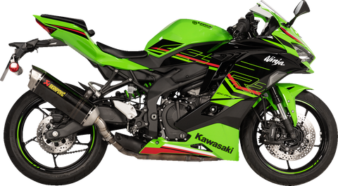 AKRAPOVIC Slip-On Line Muffler - Carbon Fiber/Titanium S-K4SO8-HRC