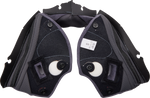 AGV Pista GP RR Cheek Pads - Gray/Yellow - 2XL 20185000564992X