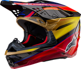Alpinestars Supertech M10 Era MIPS Helmet, Gloss Gold/Yellow/Rio Red, Medium, Part 8301223-5938-M