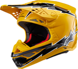 Alpinestars Supertech M10 Ampress MIPS Helmet Gloss Black/Yellow 2XL, Part Number 8300823-1414-2X