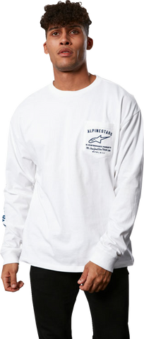 ALPINESTARS REP Long-Sleeve T-Shirt - White - Medium 12337140020M