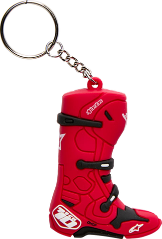 ALPINESTARS Key Fob - Tech 10 Boot - Red 12309400030OS