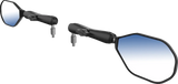 RAM MOUNTS Tough-Mirror Side View Oval Motorcycle Mirror Kit, Black, Left and Right, Long Arm, RAM-B-349-M1015-C-46
