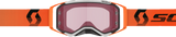 SCOTT Prospect Amplifier Gray and Orange Motocross Goggles with Rose Works Lens, Part Number 2855361294352