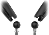RAM MOUNTS Tough-Mirror Side View Mirror Kit, Oval Black Left/Right with Long Arms, RAM-B-349-C-465RL