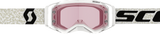 SCOTT Prospect Amplifier White/Black Motocross Goggles with Rose Works Lens, Part Number 285536-1035352