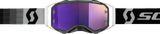 SCOTT Prospect Premium Black/White Goggle with Purple Chrome Works Lens, Model 272821-7702281