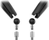 RAM MOUNTS Tough-Mirror Side View Kit, Oval, Black, Left/Right, Long Arm, RAM-B-349-RTA-C-465R