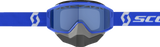 SCOTT Primal Snow Cross Goggles, Blue and White with Dual-Pane Blue Lens, Model 2786061006107
