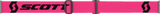 SCOTT Primal Pink and Black Goggle with Clear WORKS Lens, Small-Fit Model, Part Number 2785981665113
