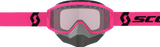 SCOTT Primal Snow Cross Goggles, Pink and Black, Dual-Pane Rose Lens, Model 278606-1665134