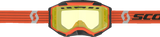 SCOTT Fury Snow Cross Goggles, Orange and Gray Frame with Yellow Lens, Model 278605-1011029