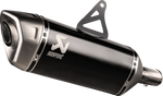 AKRAPOVIC Slip-On Line Muffler - Titanium - Black S-H7SO6-HRTBL
