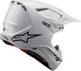 Alpinestars Supertech M10 MIPS Helmet, Gloss White, Medium, Part 8300323-2180-M